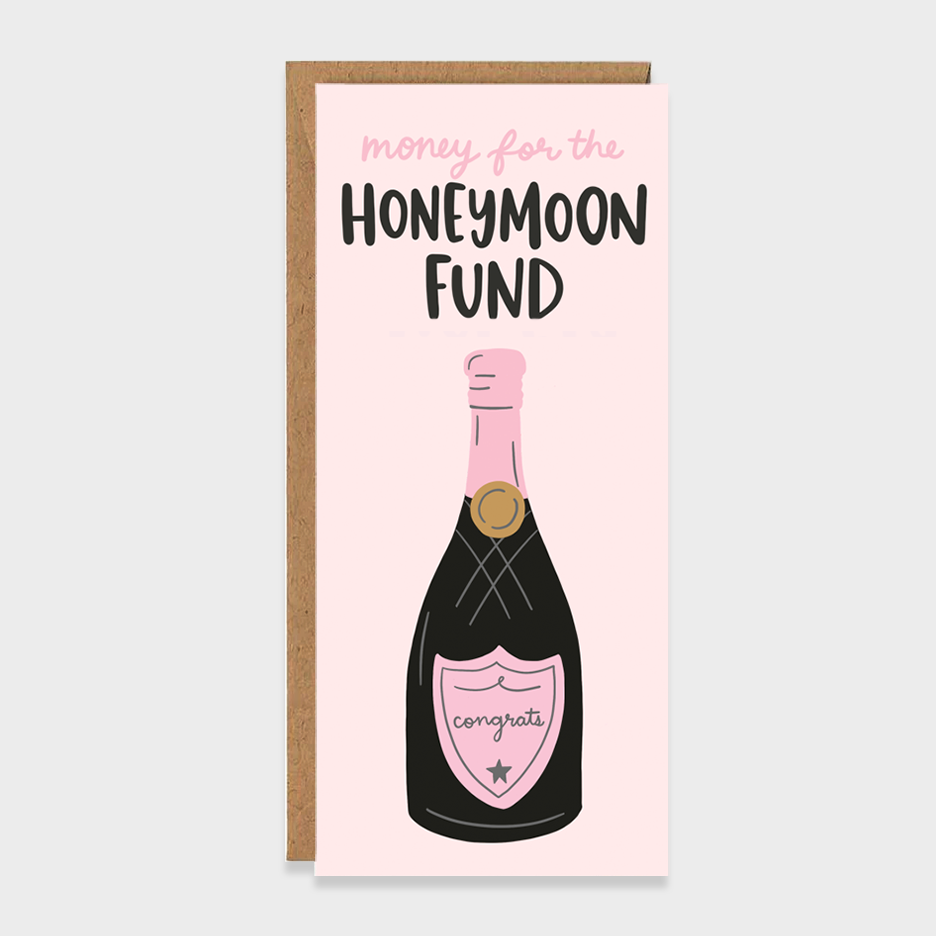 Money For The Honeymoon Money Holder Card