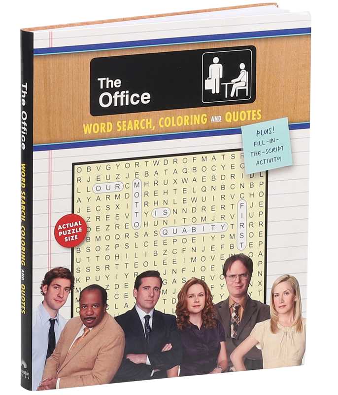 Office Word Search, Coloring and Quotes