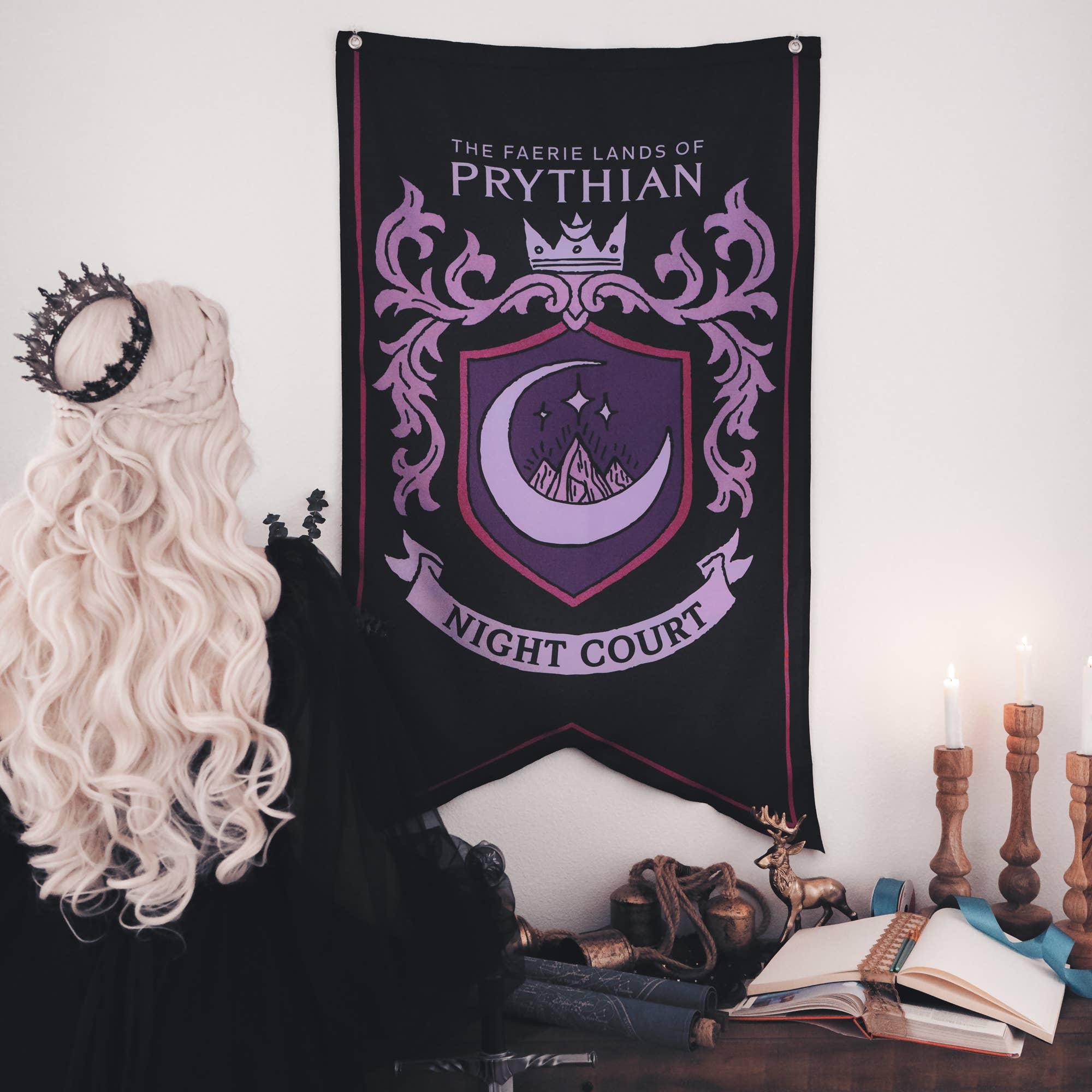 A Court of Thorns and Roses Night Court Banner (30'' x 50'')
