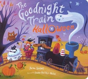 Goodnight Train Halloween Board Book : June Sobel