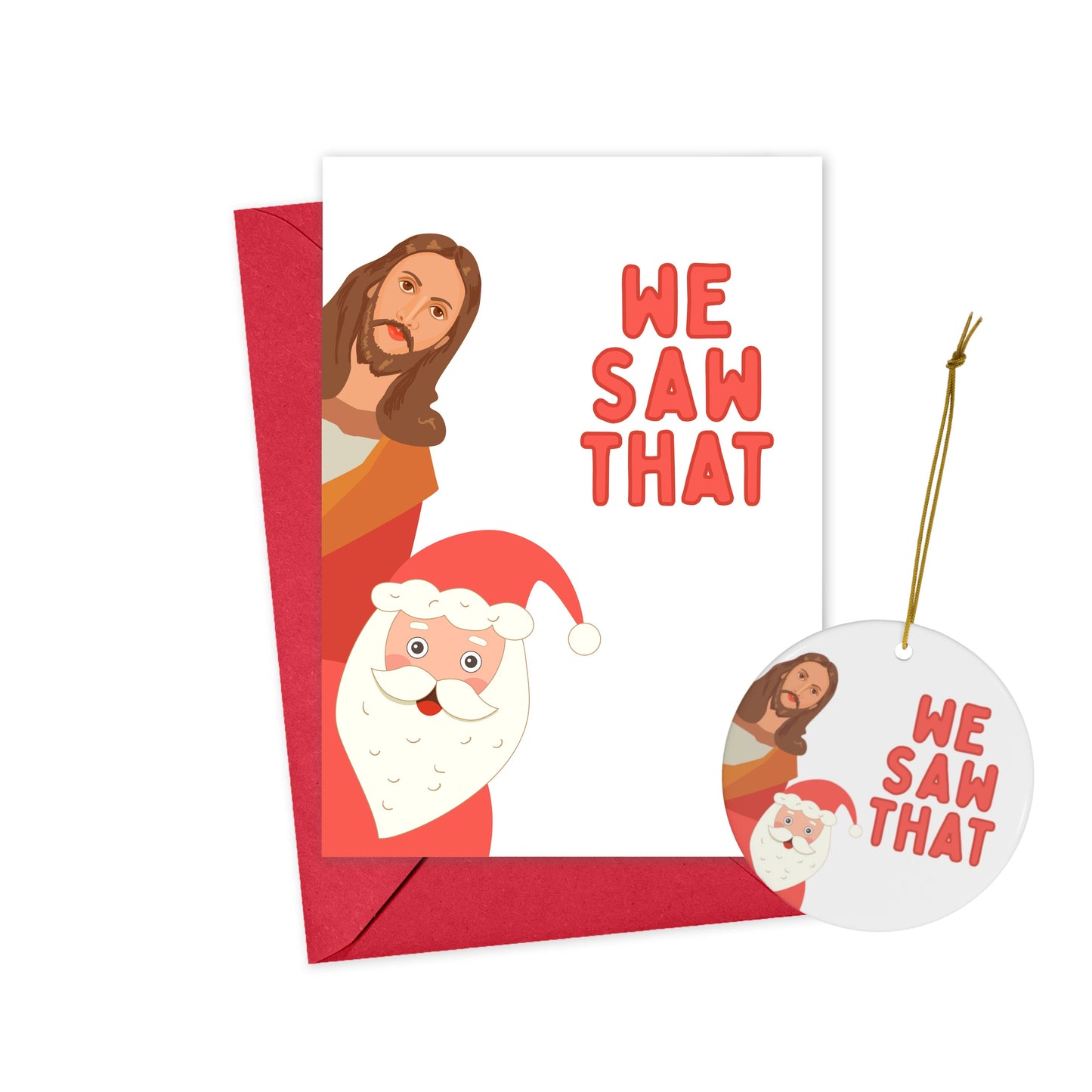 Ornament - Santa Jesus Christmas