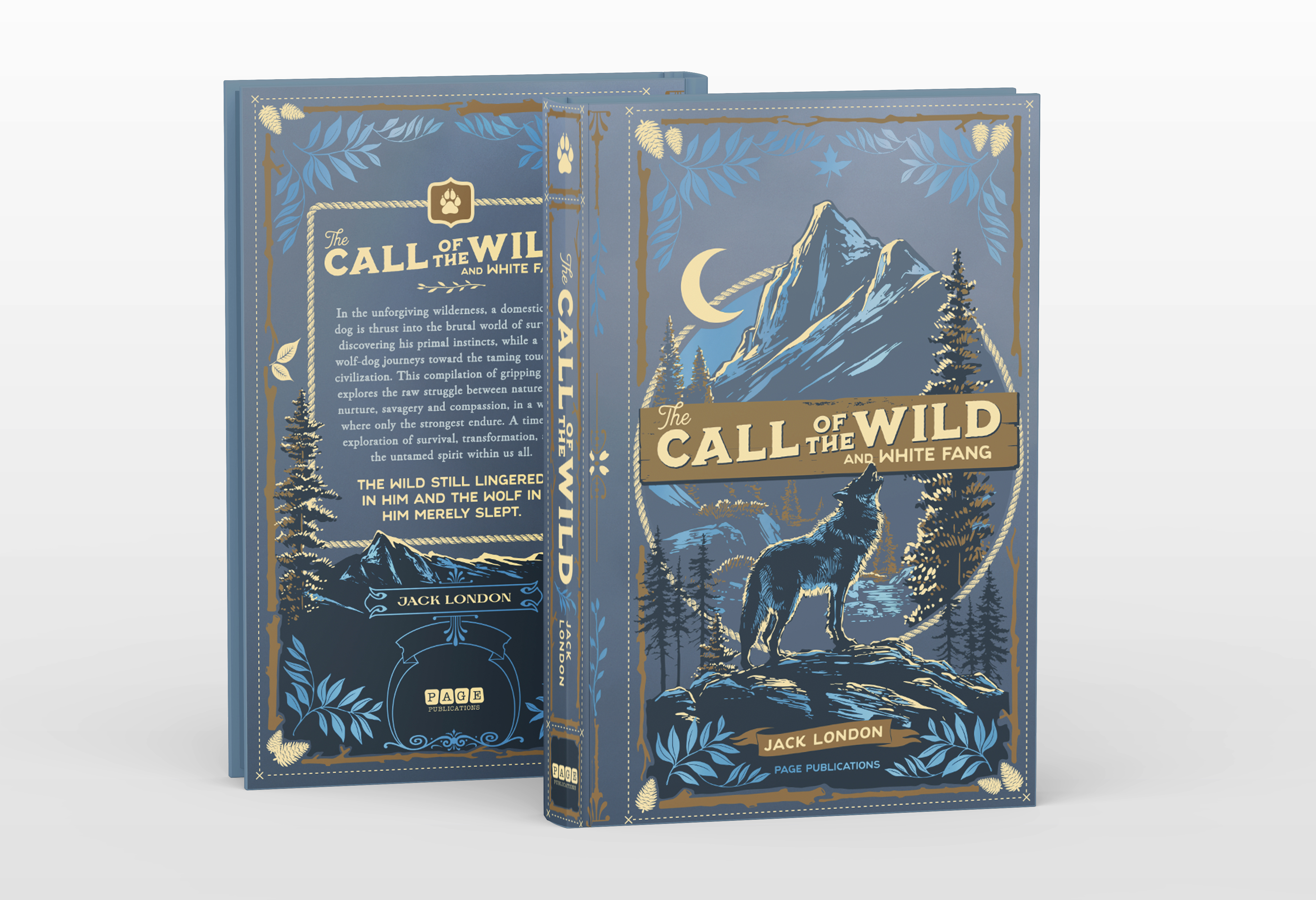The Call of the Wild and White Fang (Deluxe Hardcover)