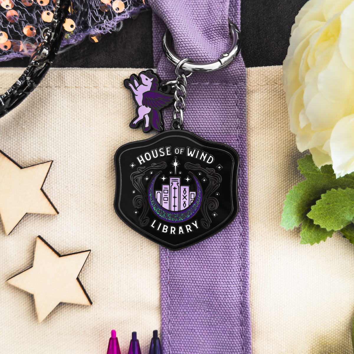 Bag Charm - ACOTAR - House of Wind Library