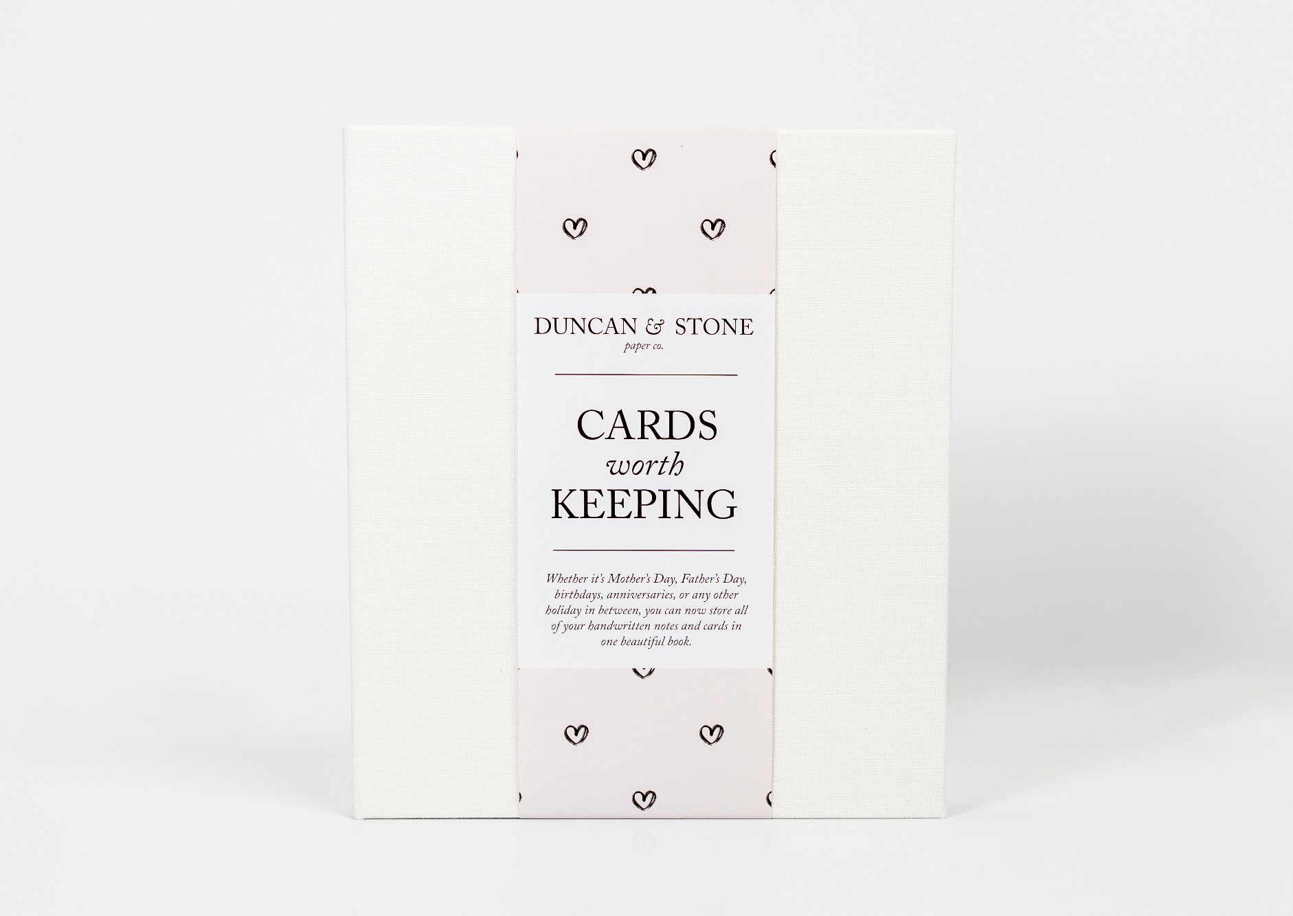 Cards Worth Keeping Journal | Birthday Card Organizer Book: Pink
