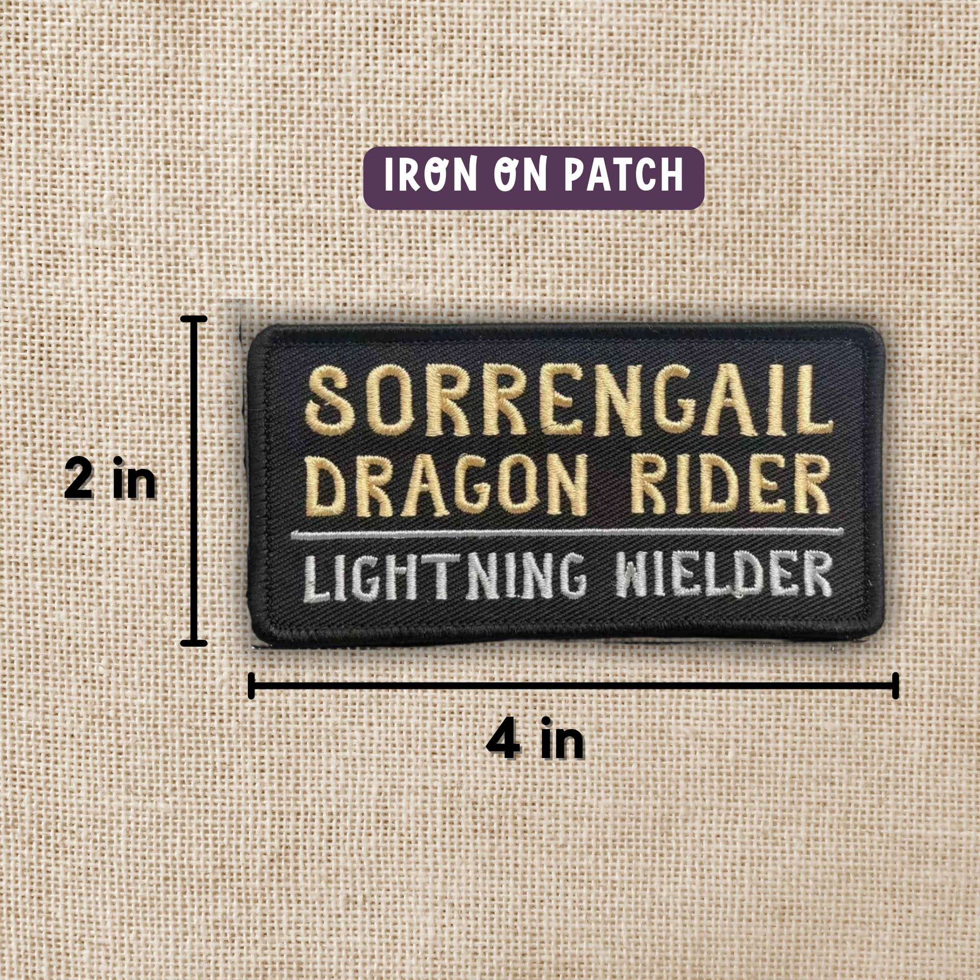Patch - Fourth Wing Violet Sorrengail Embroidered