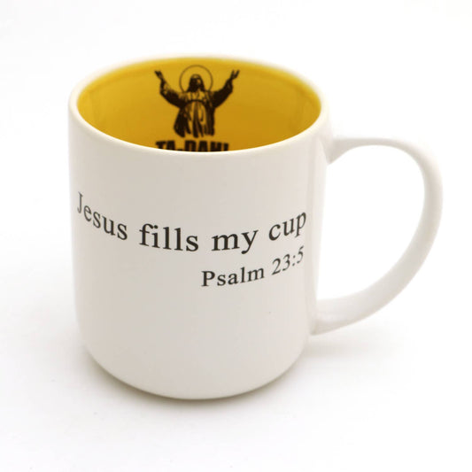 Mug - Ta-Dah Jesus, Jesus fills my cup, Wake Pray Slay