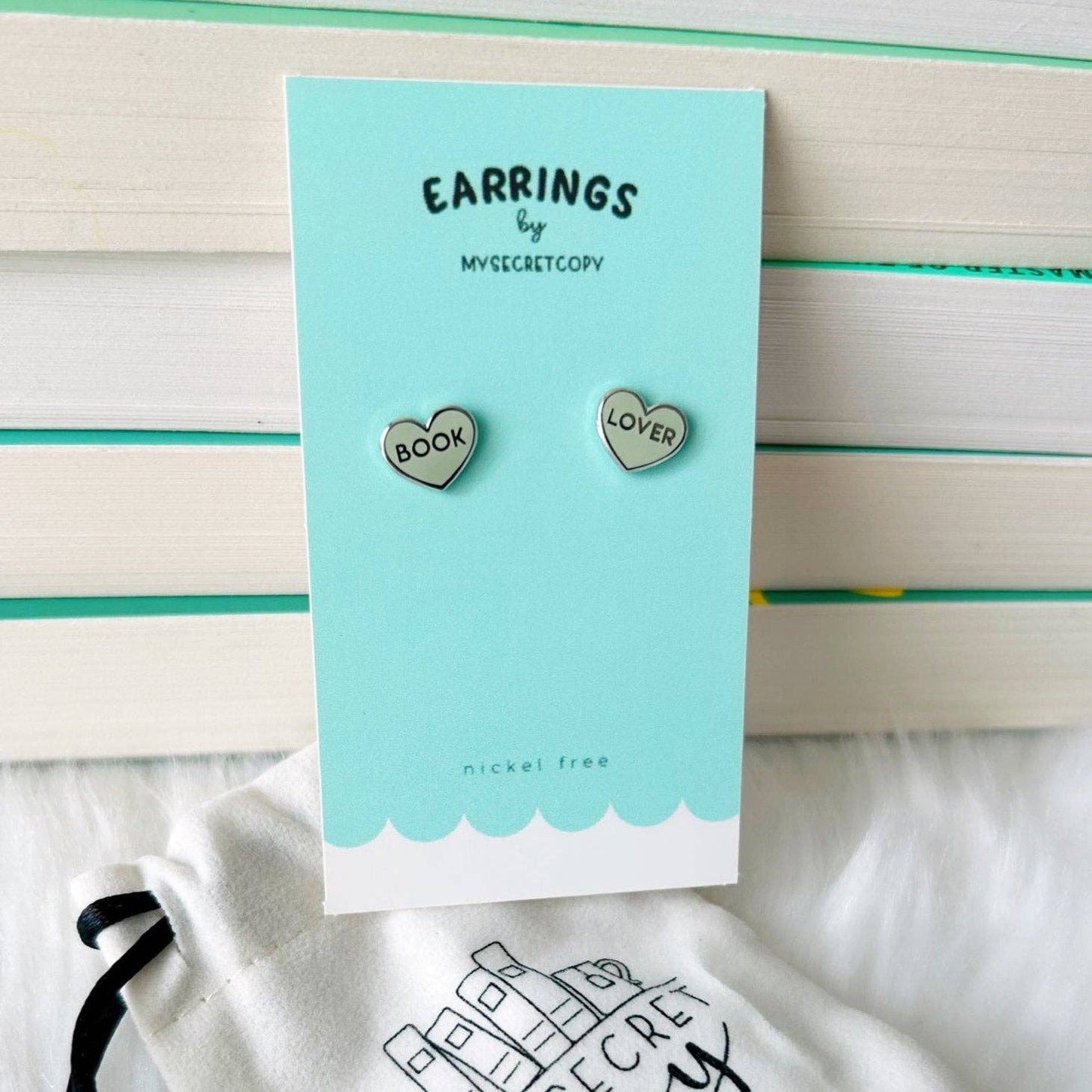 Earrings - Green Book Lover