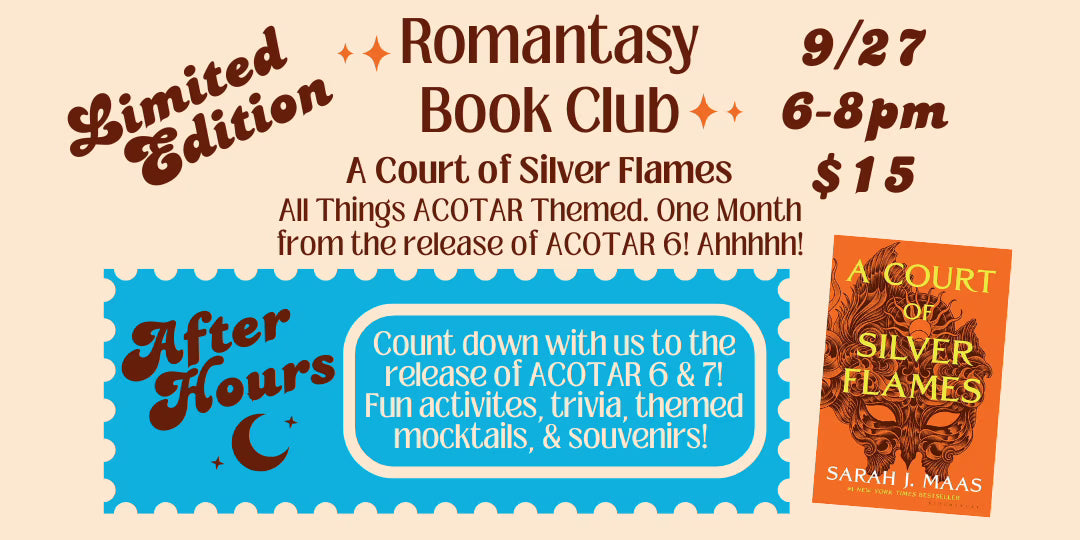 Romantasy After-Hours Book Club - ACOSF 9/27 - Ticket Required