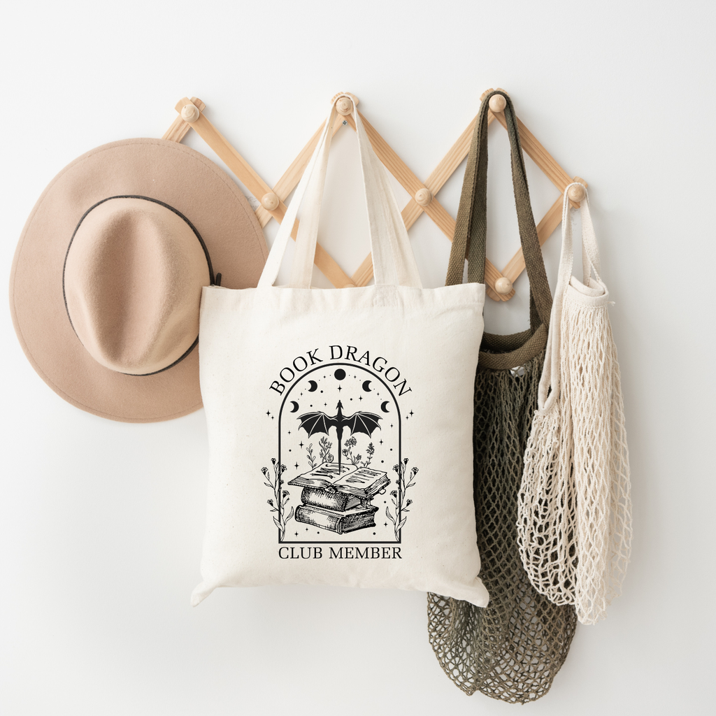 Tote Bag - Book Dragon