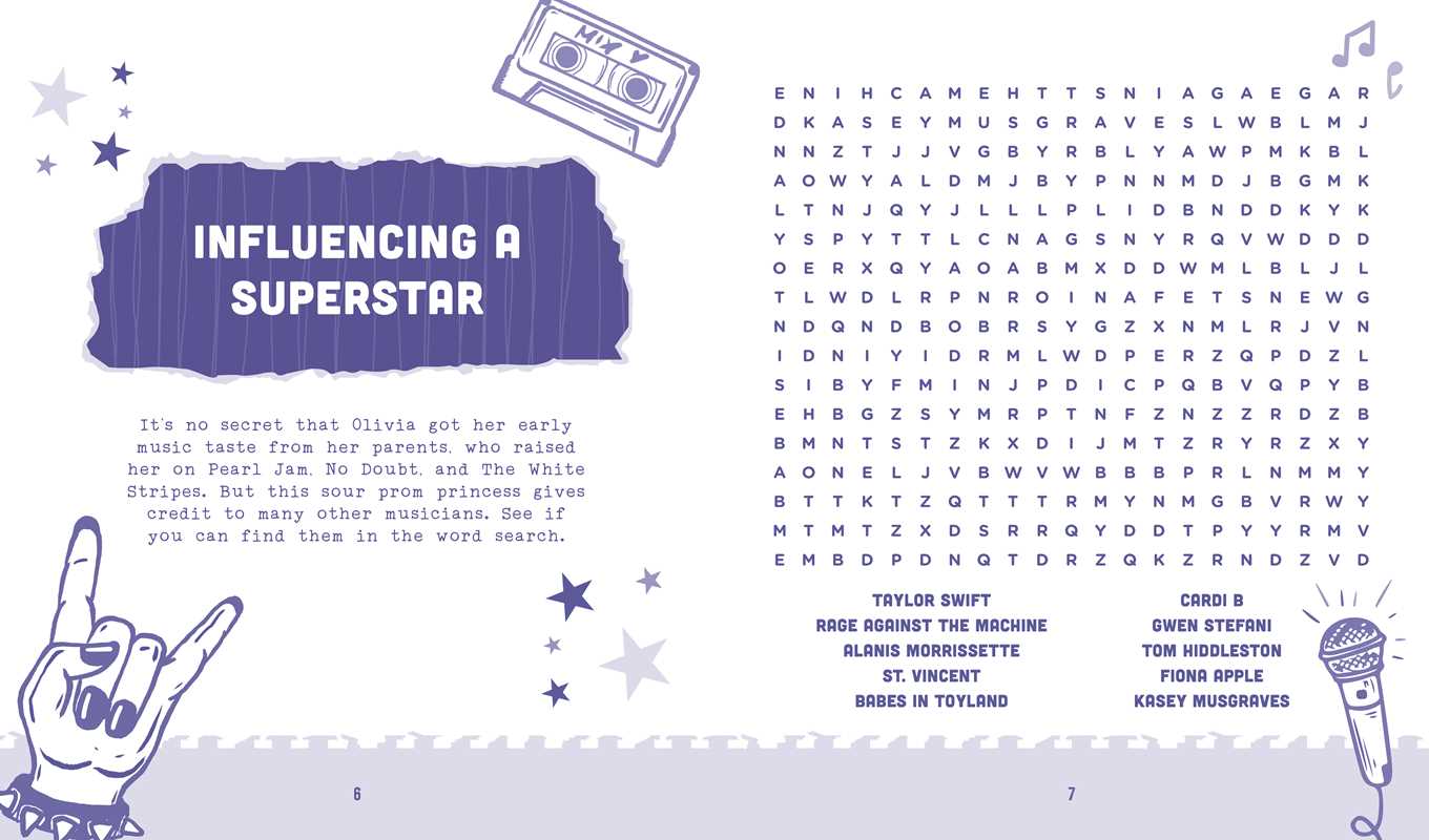 Activity Book - Unofficial Olivia Rodrigo