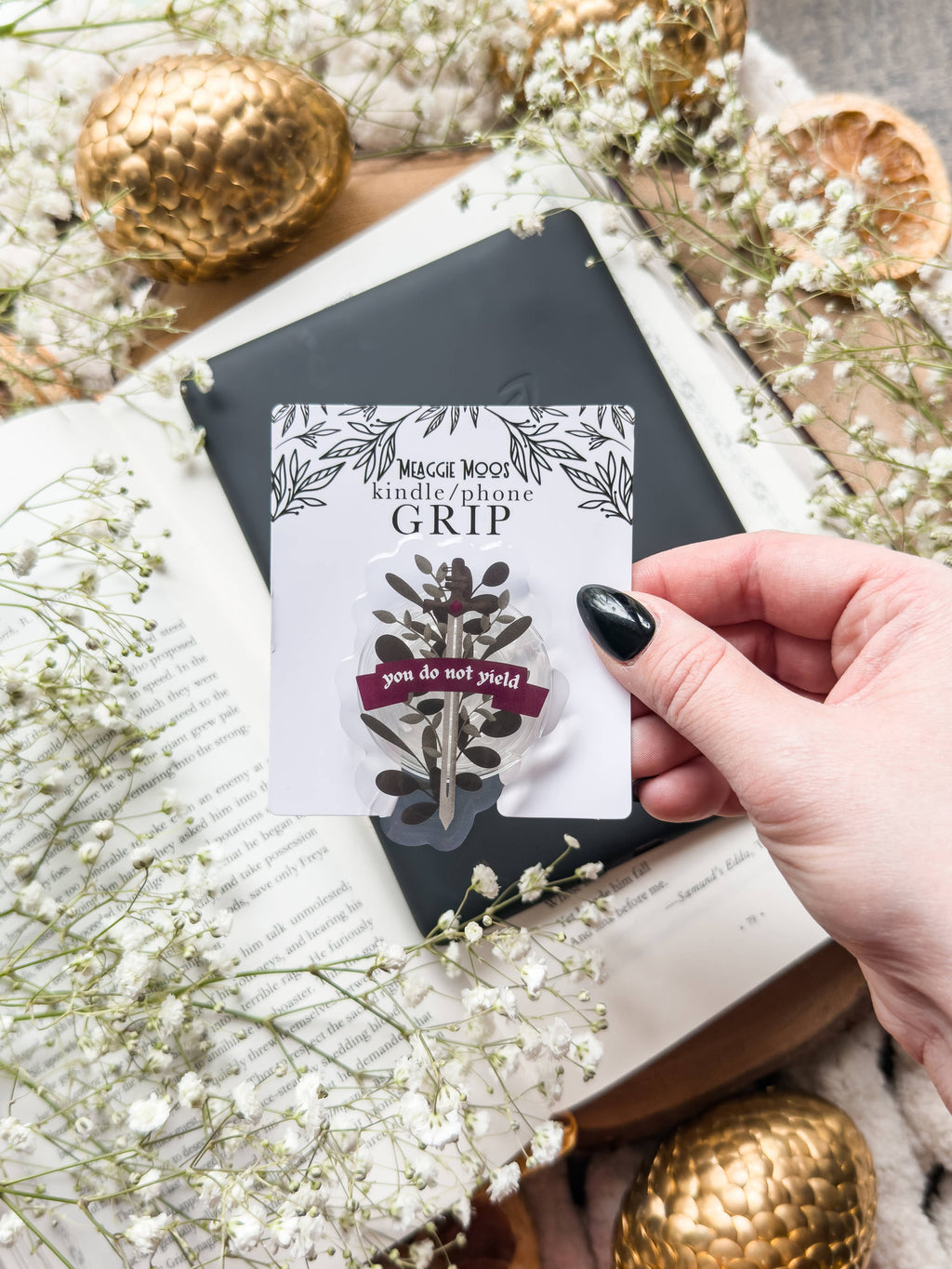 Kindle / Phone Grip - Throne of Glass You Do Not Yield