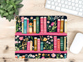 Mouse Pad - Floral Bookshelf