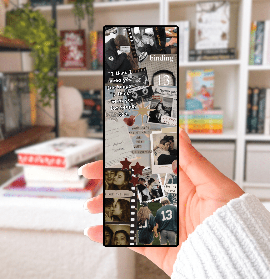 Binding 13 Inspired Collage Bookmark