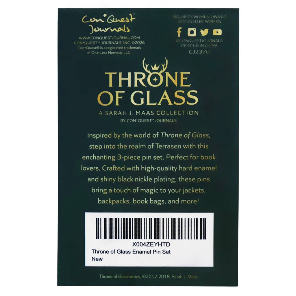 Pin Set - Throne of Glass - 3 Pack