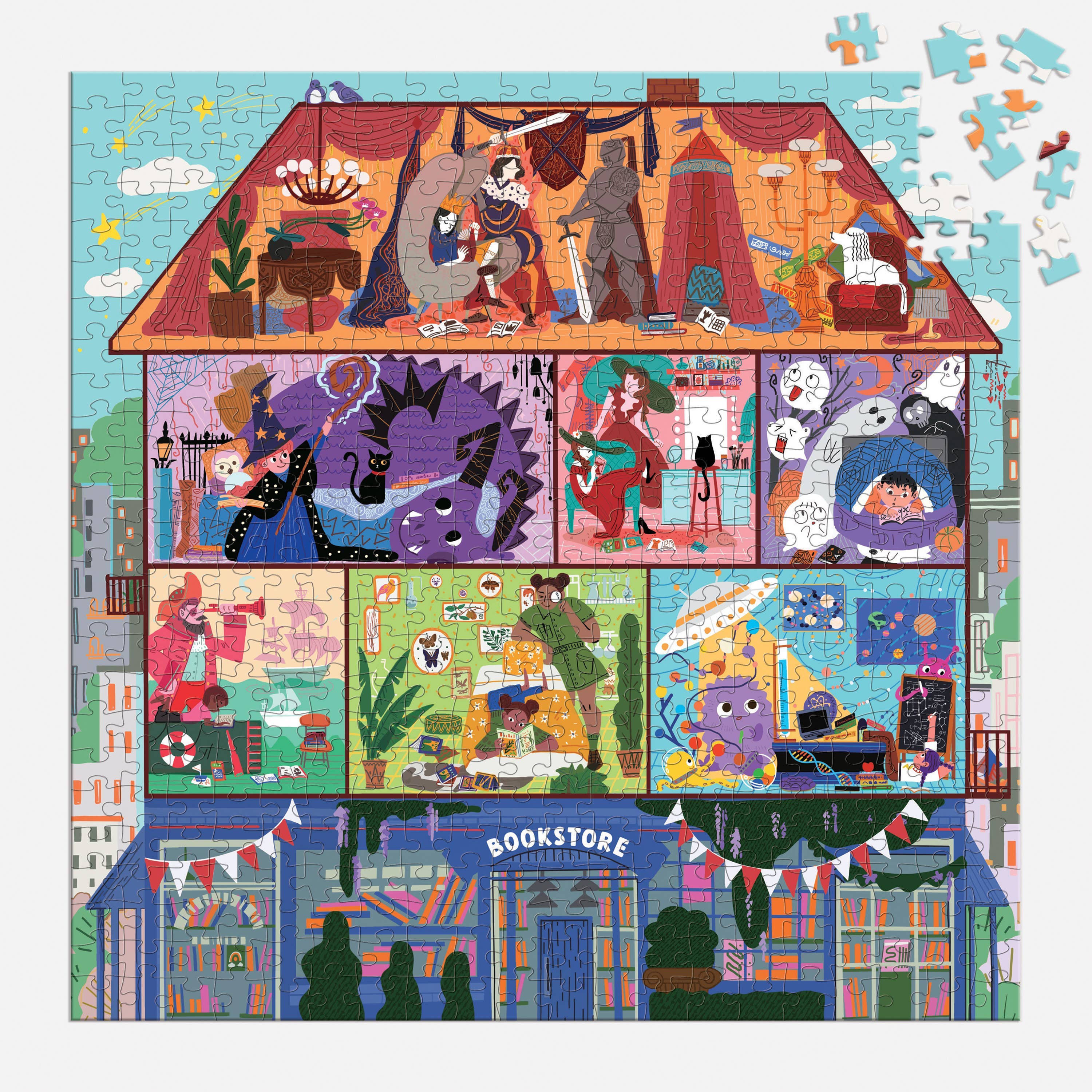 The Magic of Stories 500 Piece Family Puzzle