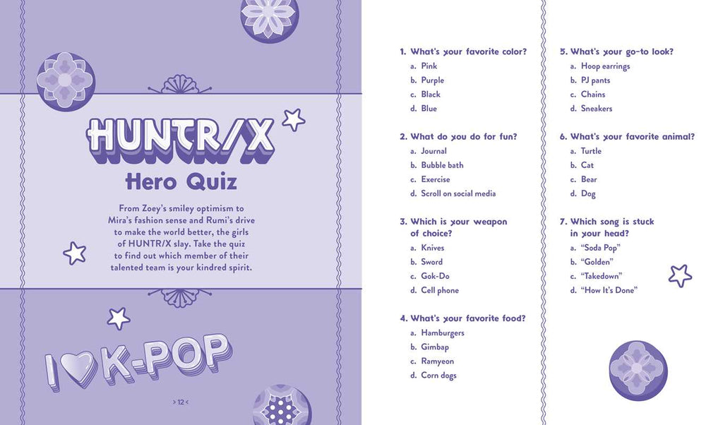 Unofficial KPop Demon Hunters Activity Book
