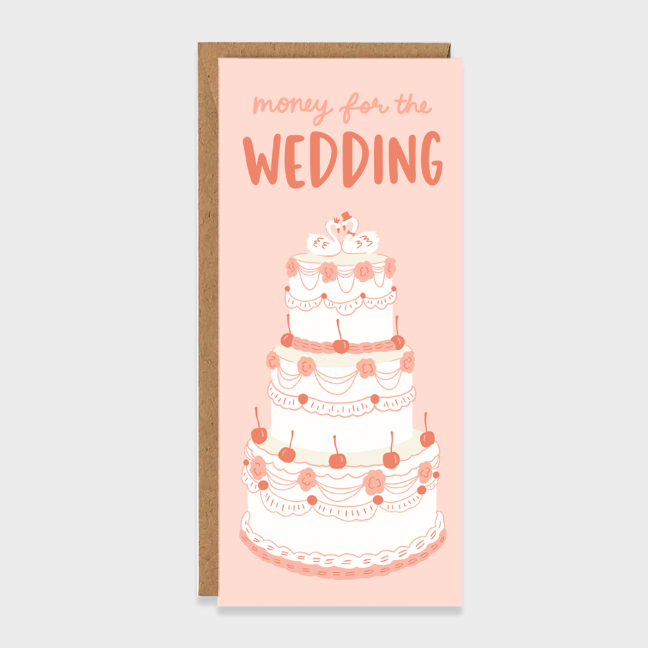 Money for The Wedding Money Holder Card
