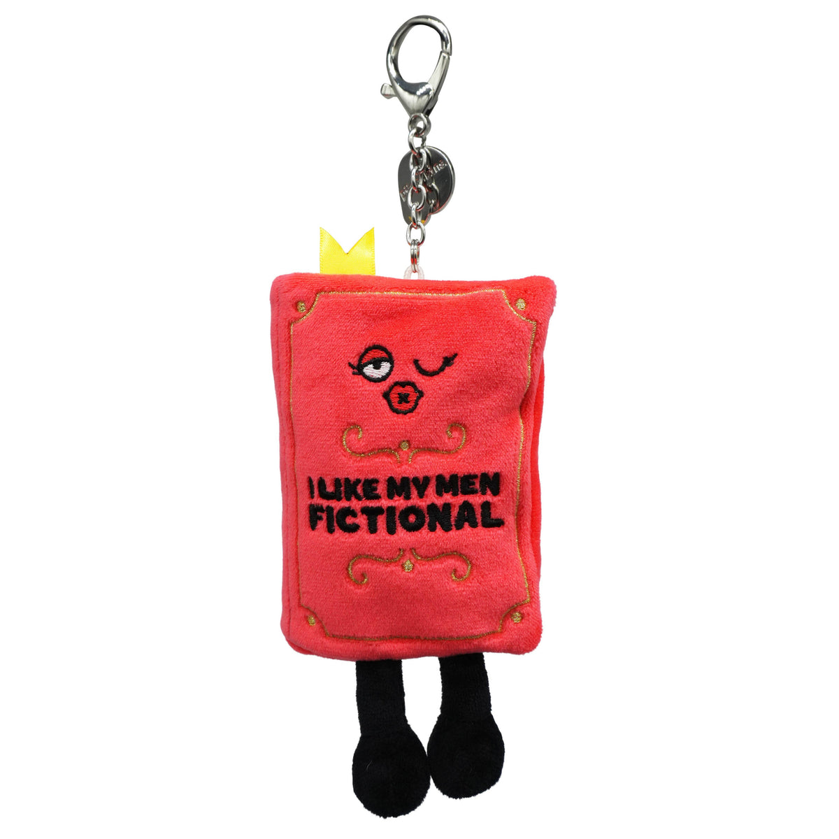Bag Charm - Plush I Like My Men Fictional Book
