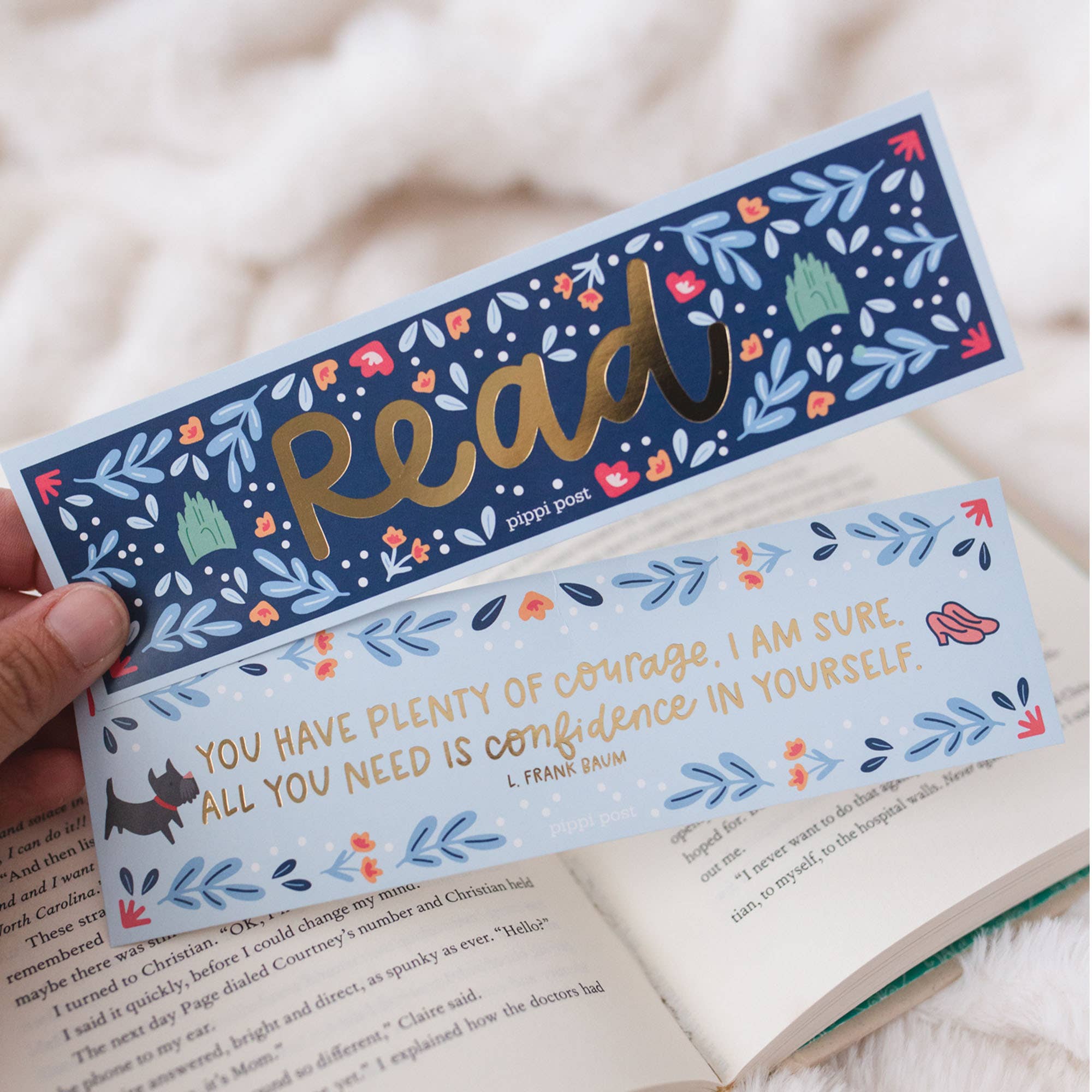 Read Wizard of Oz Gold Foil Bookmark Set