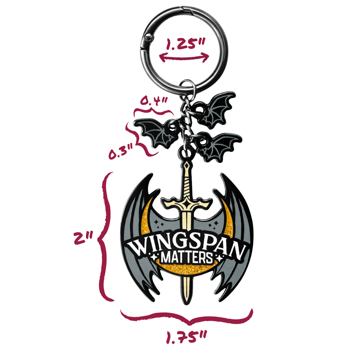 Bag Charm - ACOTAR - Wingspan Matters