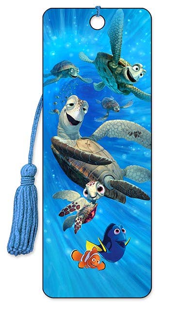 3D Disney Bookmark - Finding Nemo Turtles