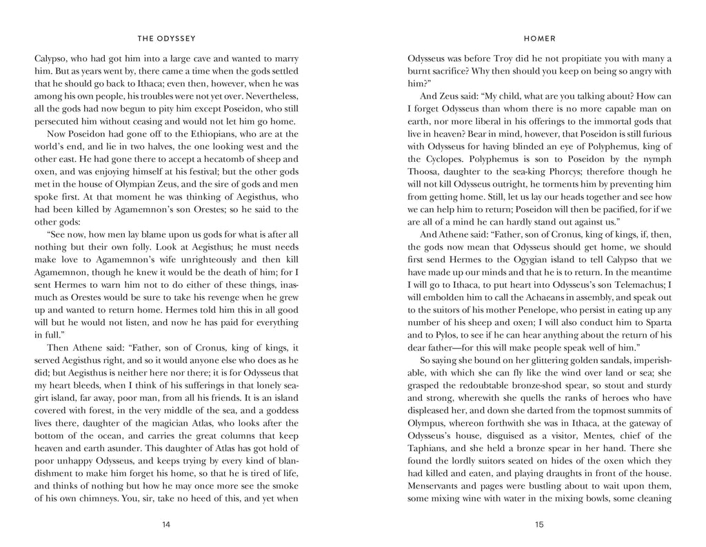 The Odyssey by Homer (Signature Clothbound Edition)