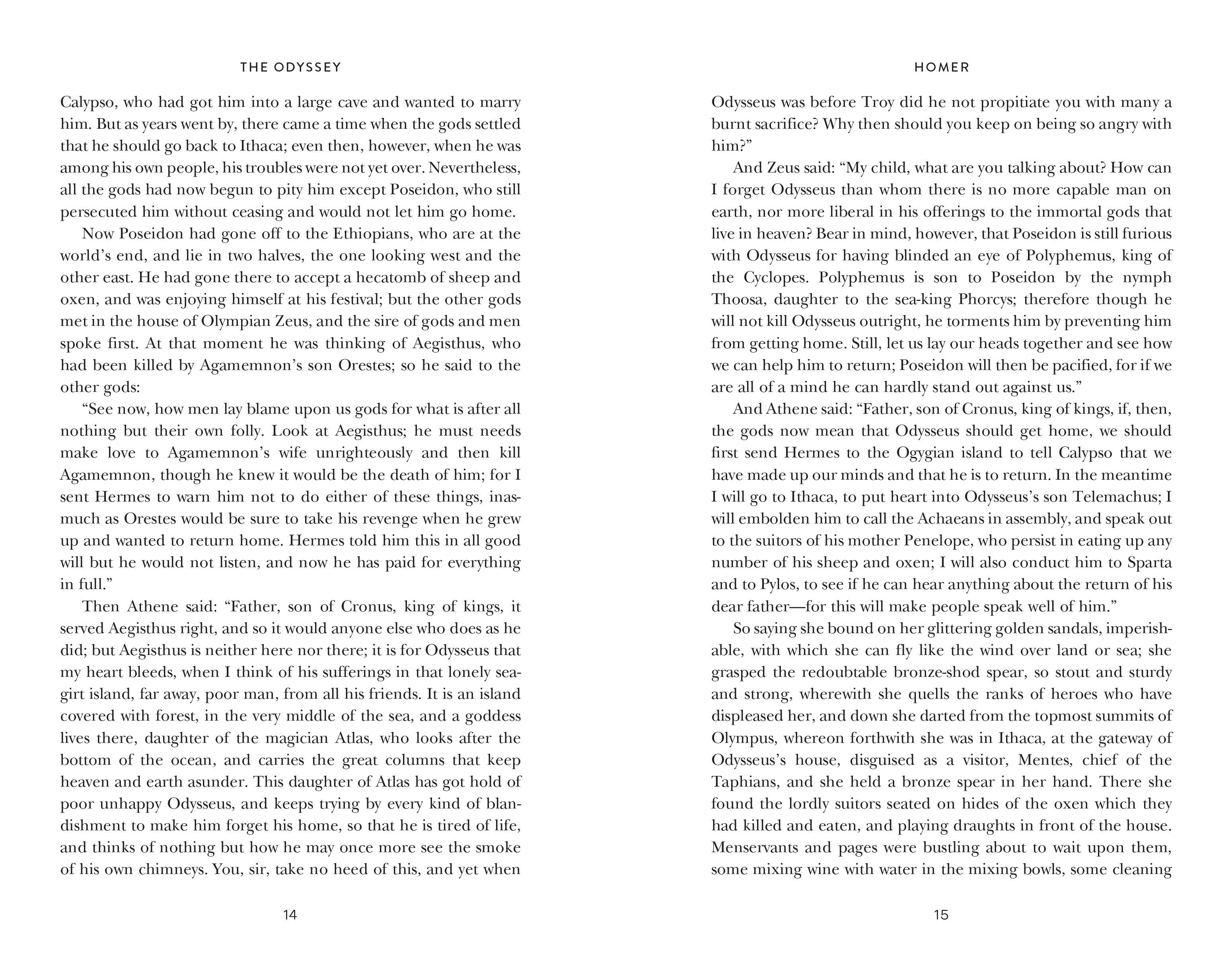 The Odyssey by Homer (Signature Clothbound Edition)