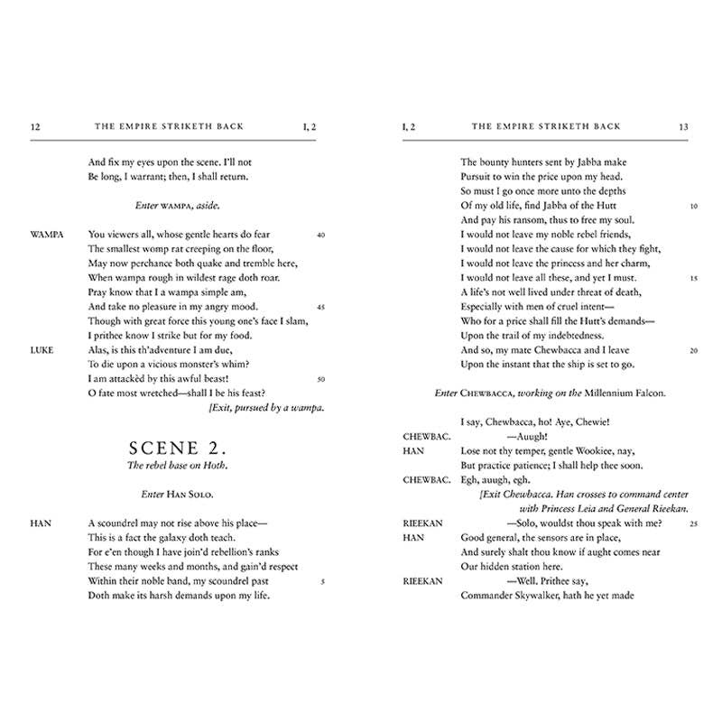 William Shakespeare's The Empire Striketh Back: Star Wars