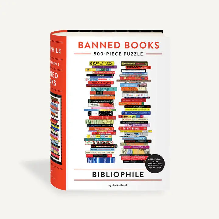 Puzzle - Bibliophile Banned Books 500-Piece