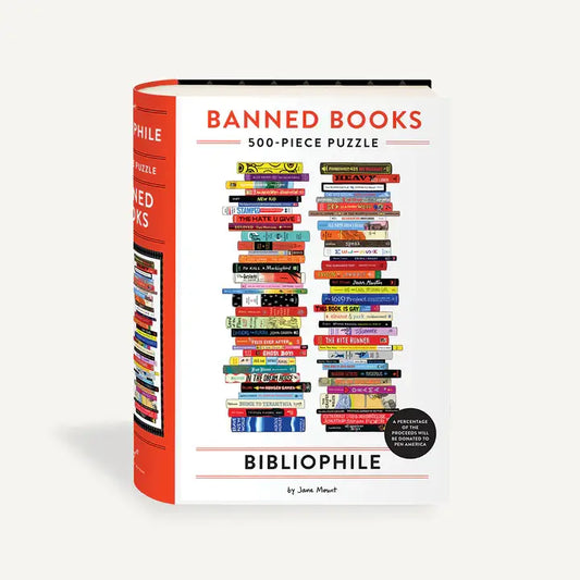 Puzzle - Bibliophile Banned Books 500-Piece