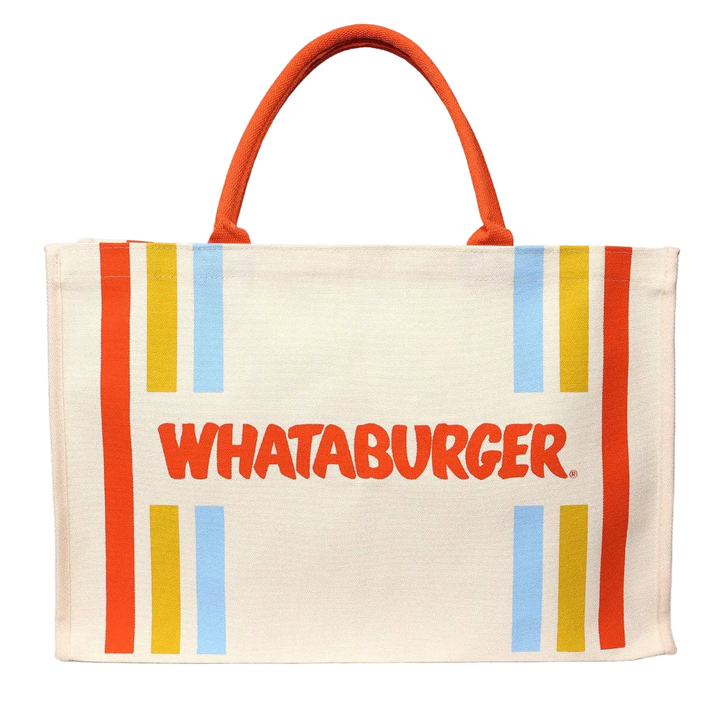 Tote Bag - Striped Whataburger Canvas Bag