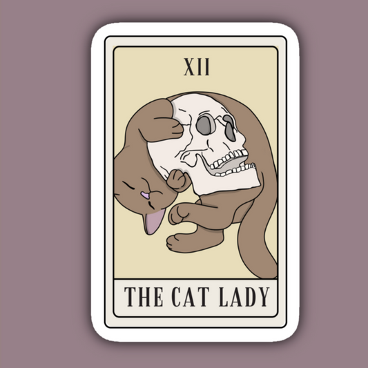 Magnetic Bookmark - The Cat Lady Tarot