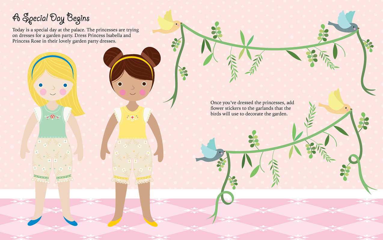 Princesses: Dress-Up Sticker Book