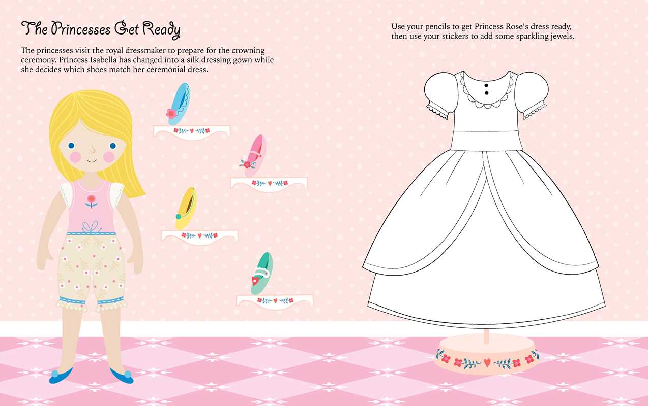 Princesses: Dress-Up Sticker Book