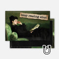 Busy Reading Smut magnet - 2x3"