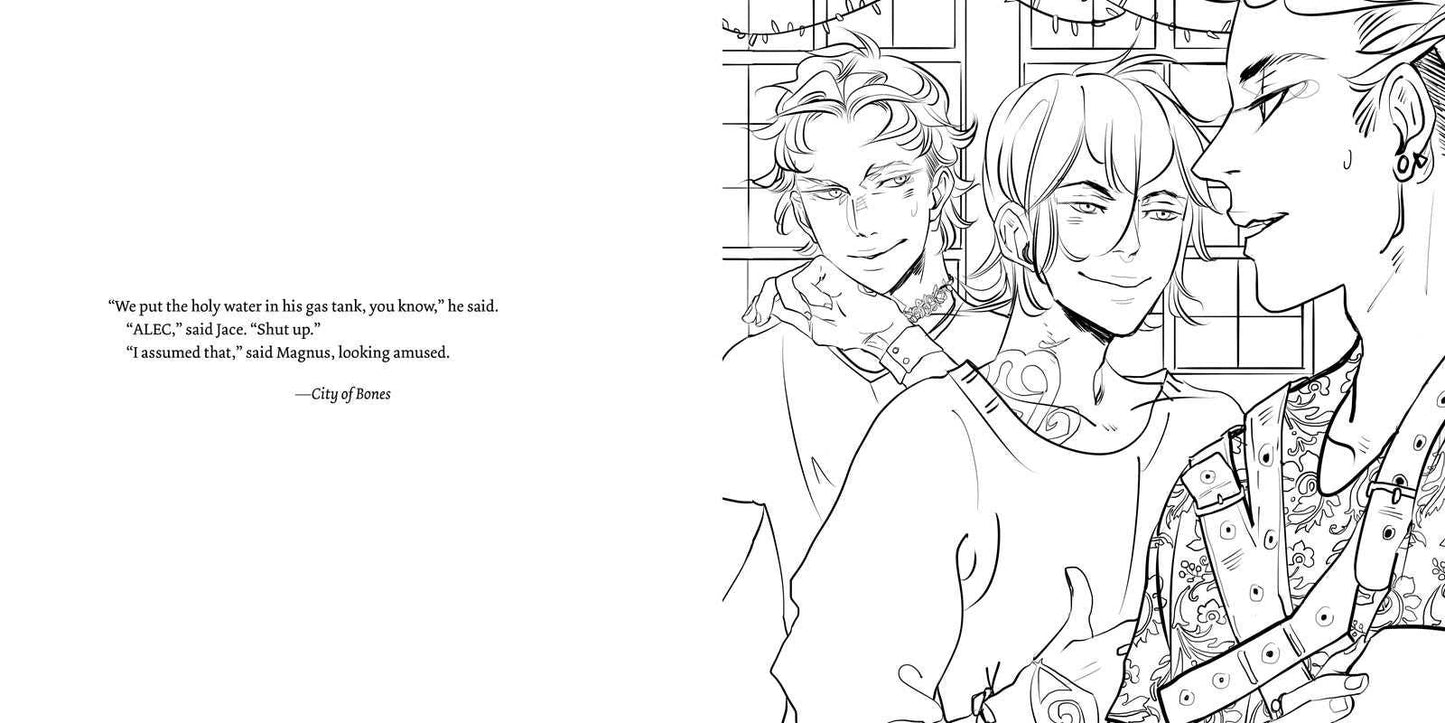Coloring Book - Official Mortal Instruments by Cassandra Clare