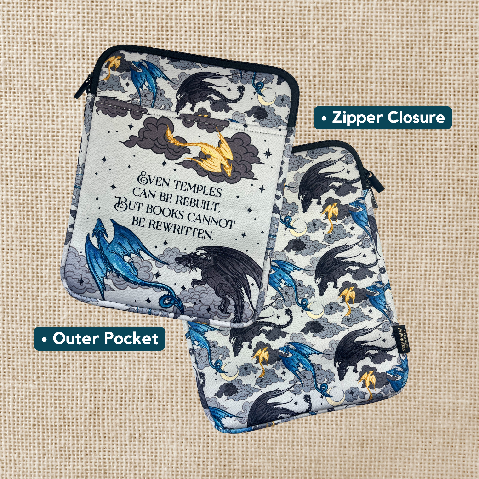 Dragon Trio Hardcover Book Sleeve | Fourth Wing