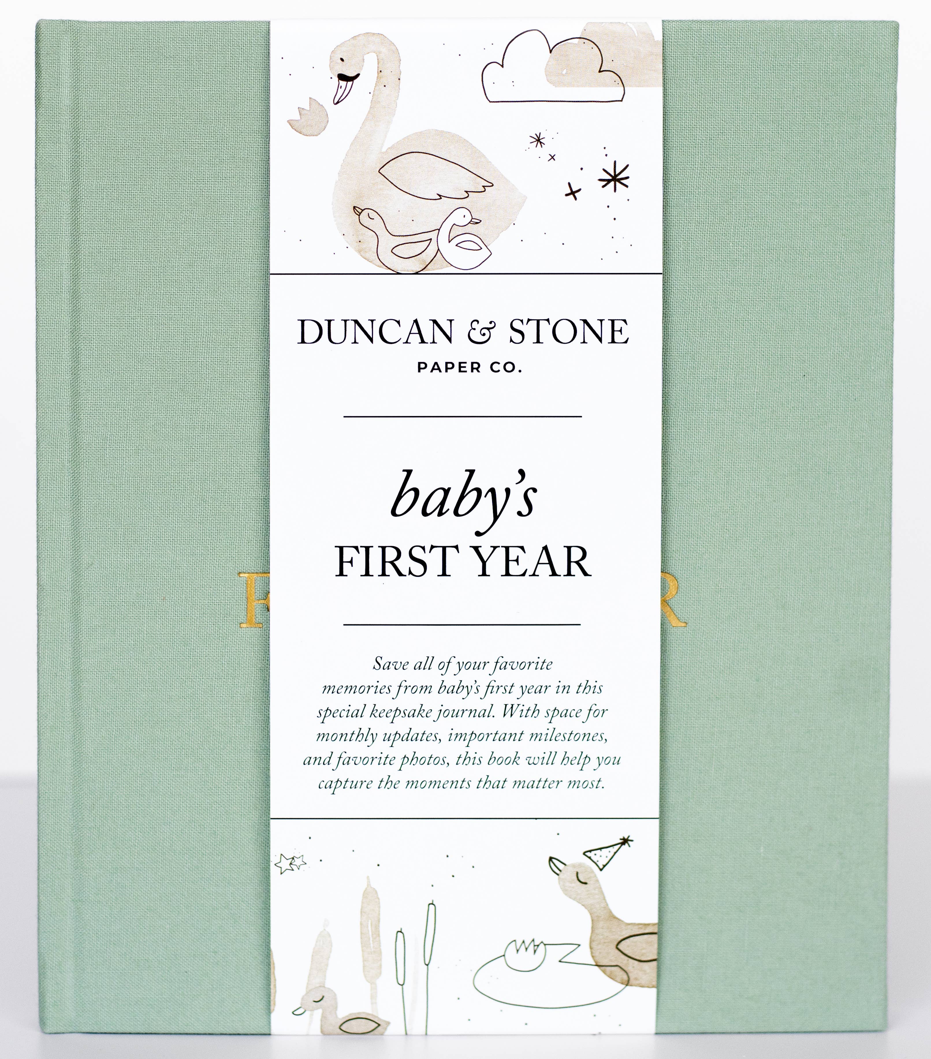 Baby's First Year Memory Book & Photo Album | Mother's Day: Dusty Rose