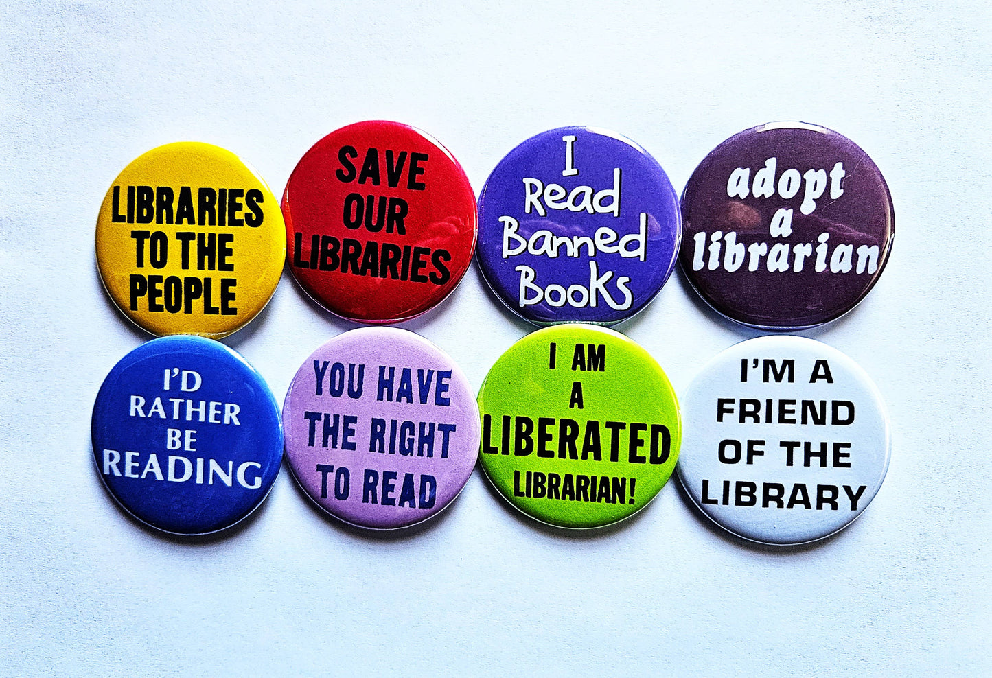 Button : Friend of the library / 2.25" Large Button