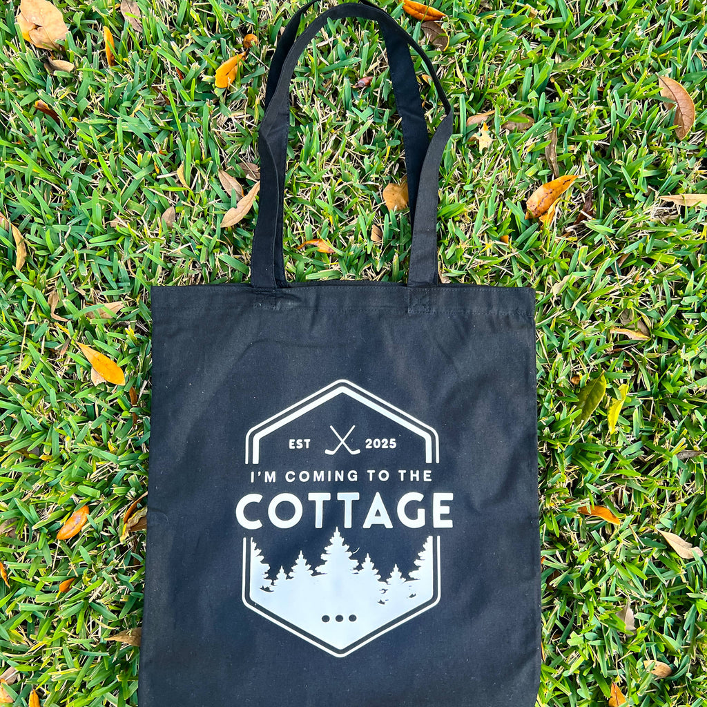 I'm Coming to the Cottage - Heated Rivalry Tote Bag: Canvas