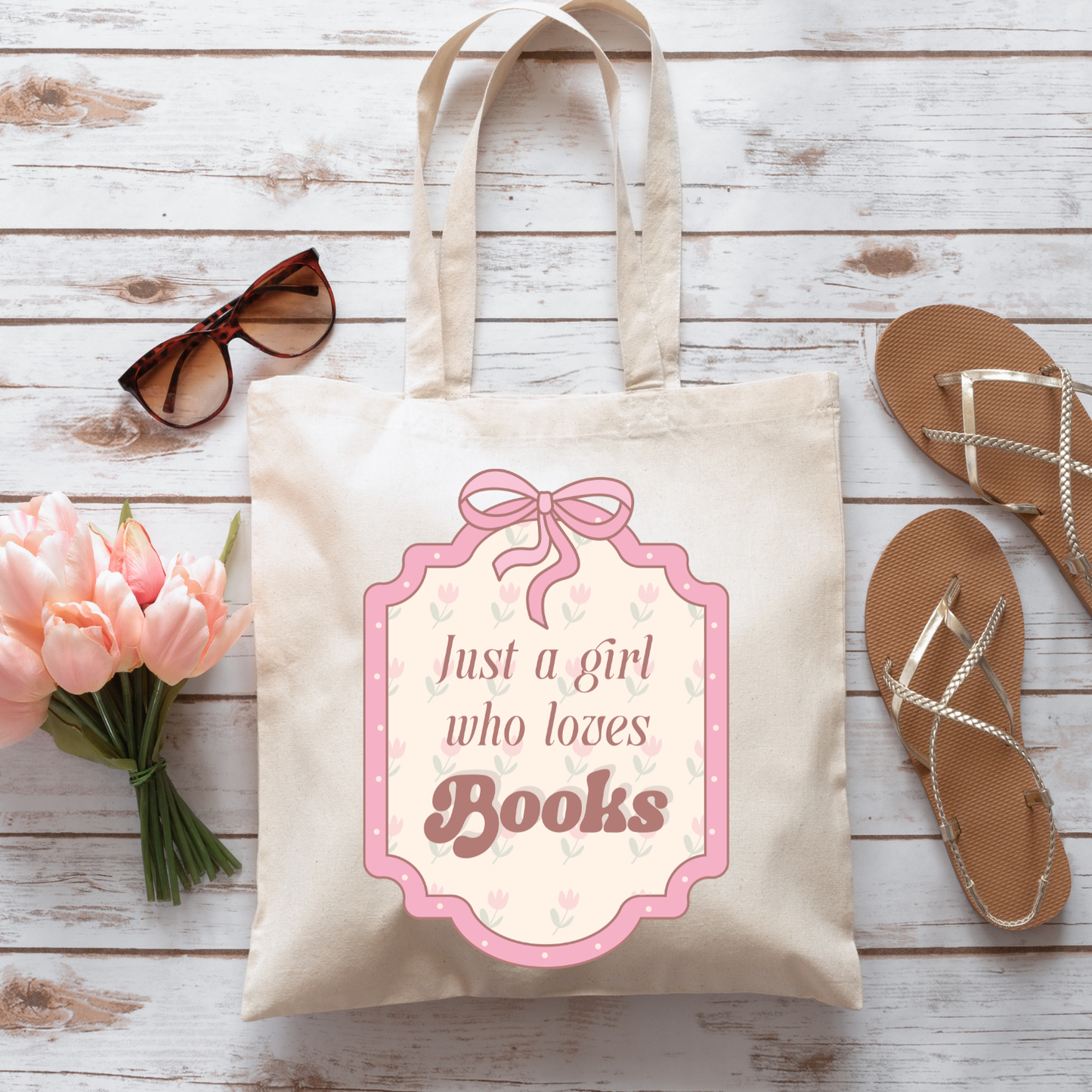Tote Bag - Just A Girl Who Loves Books