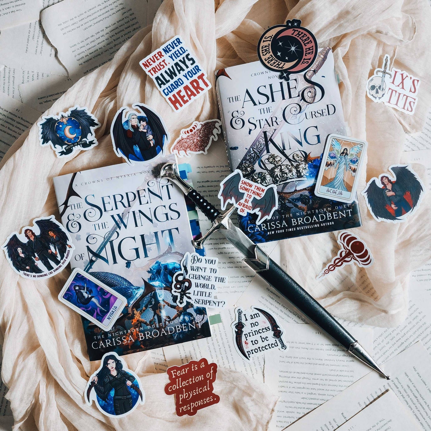 Something To Be Afraid Of Sticker | Crowns Of Nyaxia