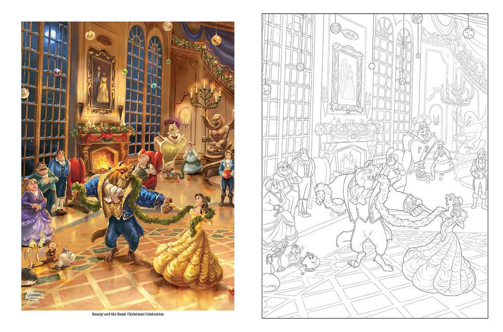 Coloring Book - Disney Dreams Collection Thomas Kinkade Studios Celebrations