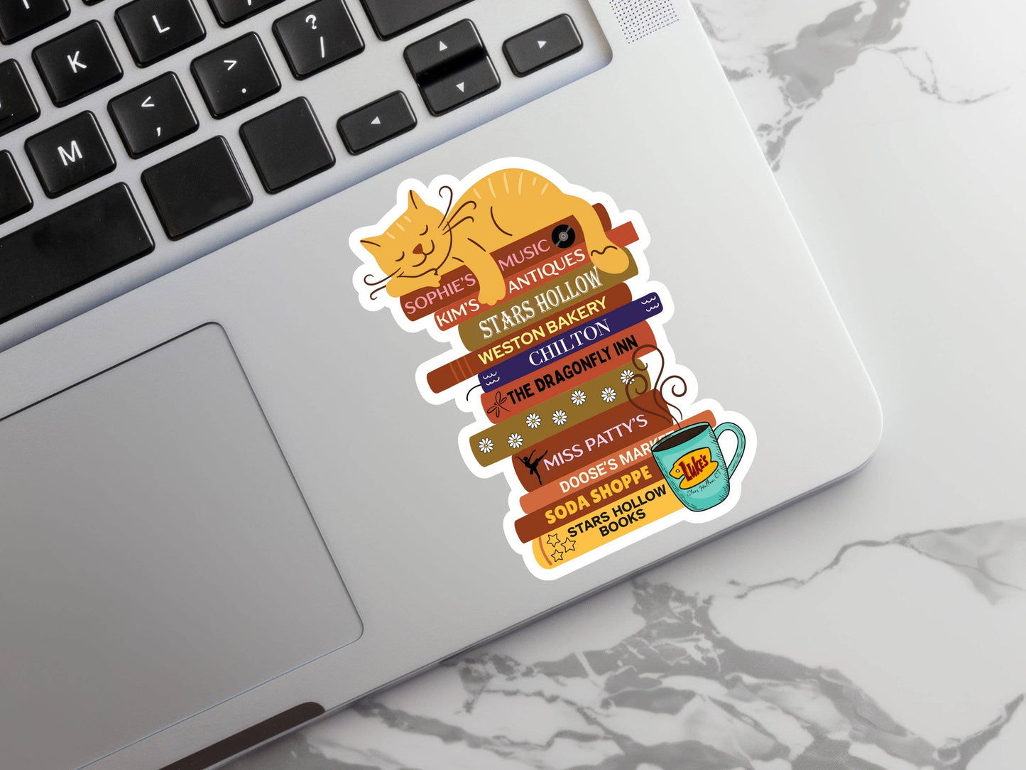 Stars Hollow Cat - Gilmore Girls Sticker