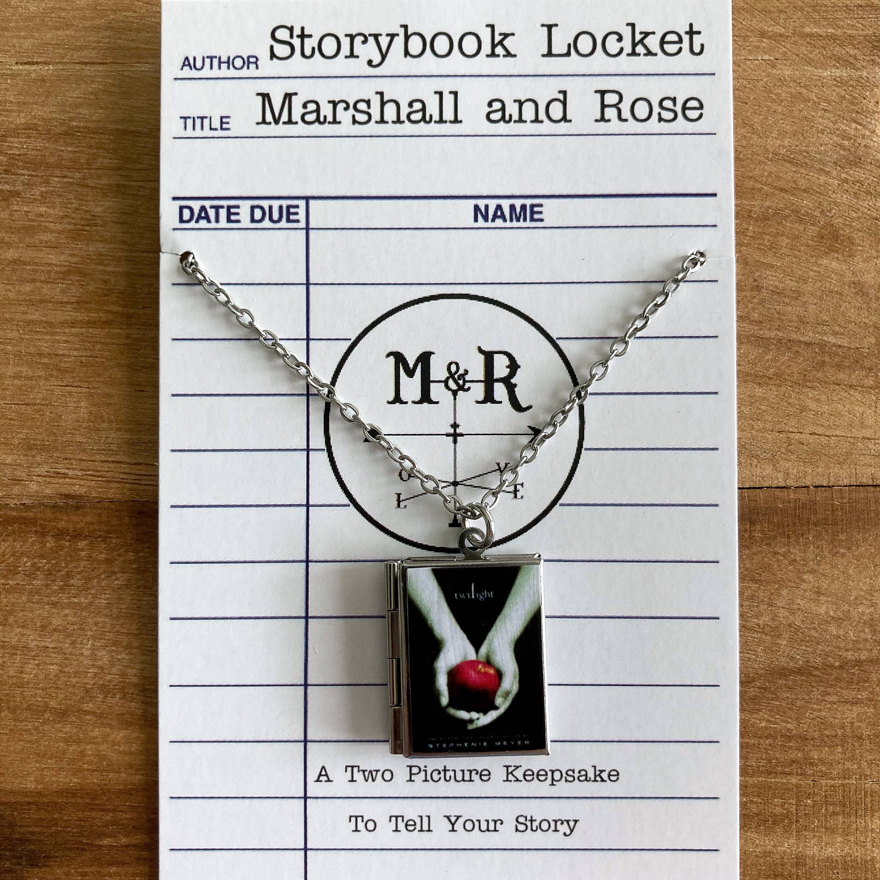 Book Locket Twilight: Stainless Steel – Talking Animals Books