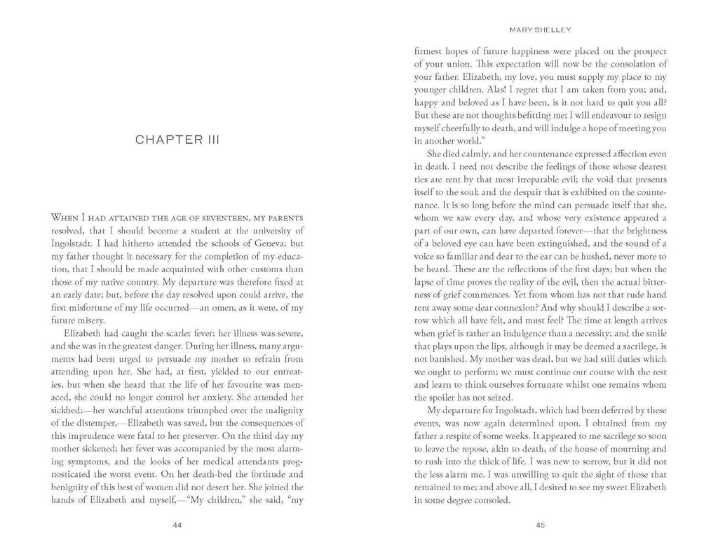 Frankenstein by Mary Shelley