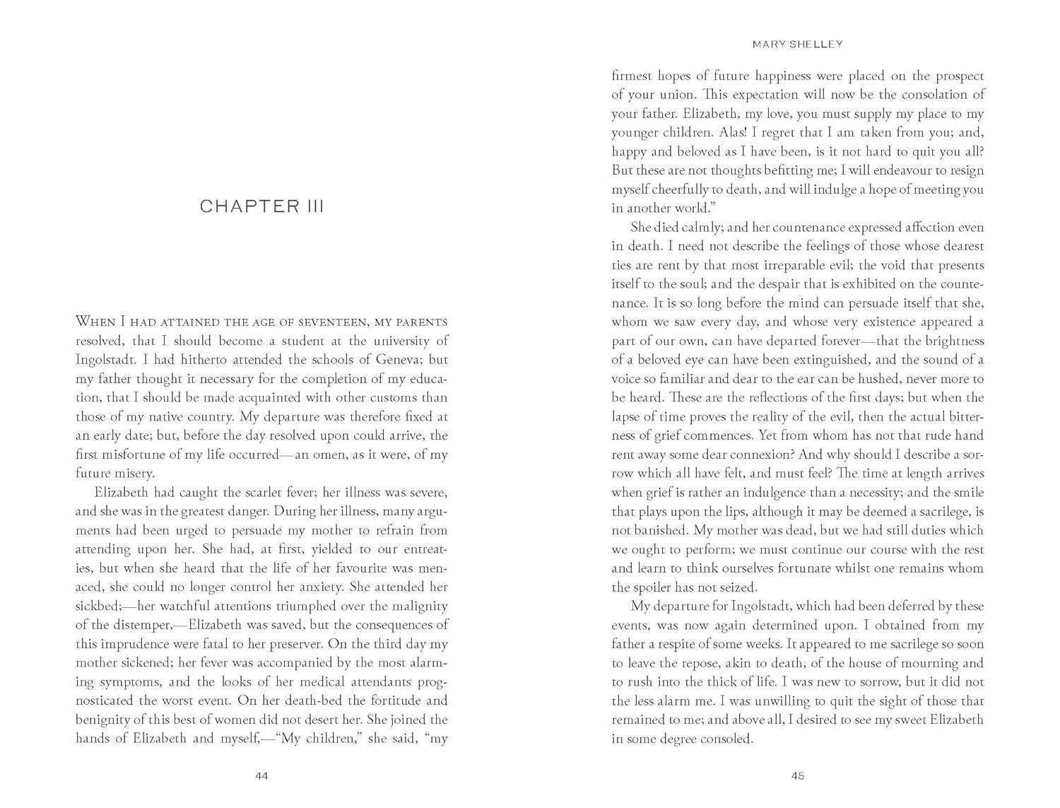 Frankenstein by Mary Shelley