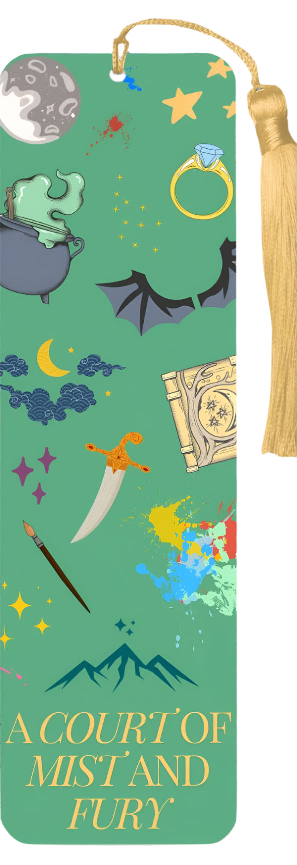 Metal Bookmark - SJM - A Court of Mist and Fury