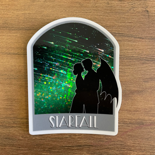 SJM - Starfall Rhys and Feyre 3-inch Holographic Sticker