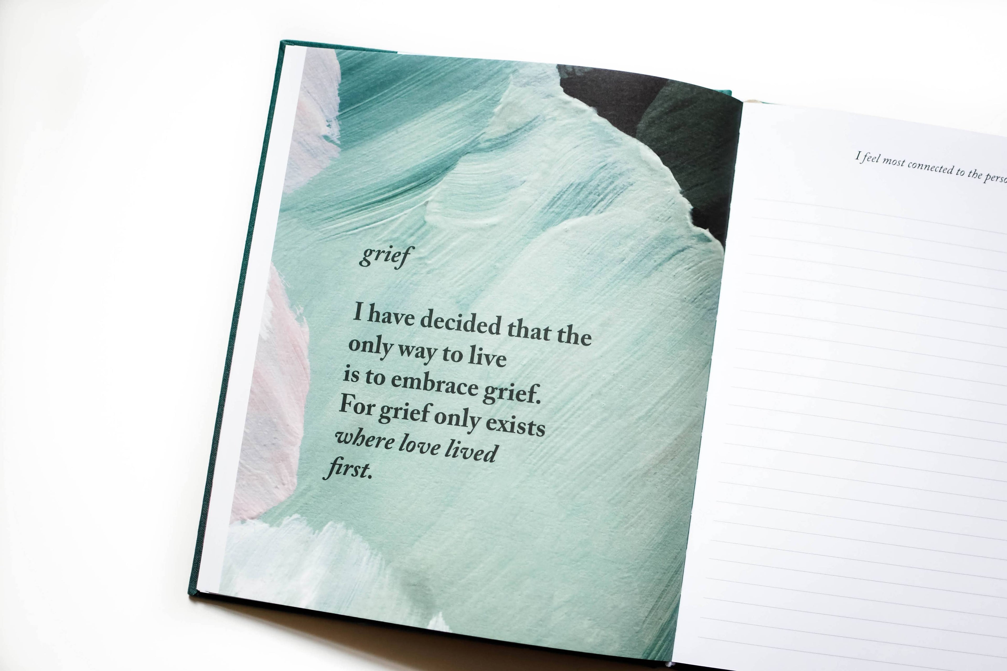 Grief Journal - Teal | Sympathy Gift | Loss of Child Journal: Teal